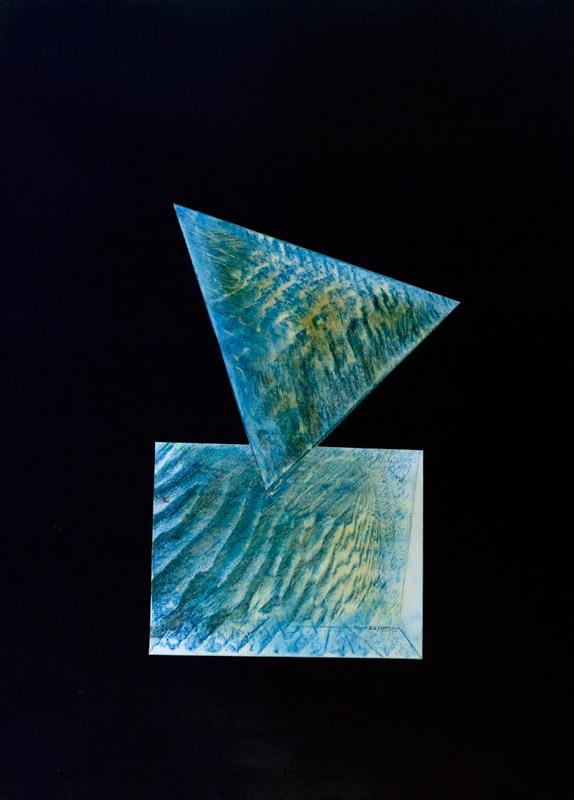 Bozzetto per scultura, s.d. tecnica mista su carta, 70x50 cm