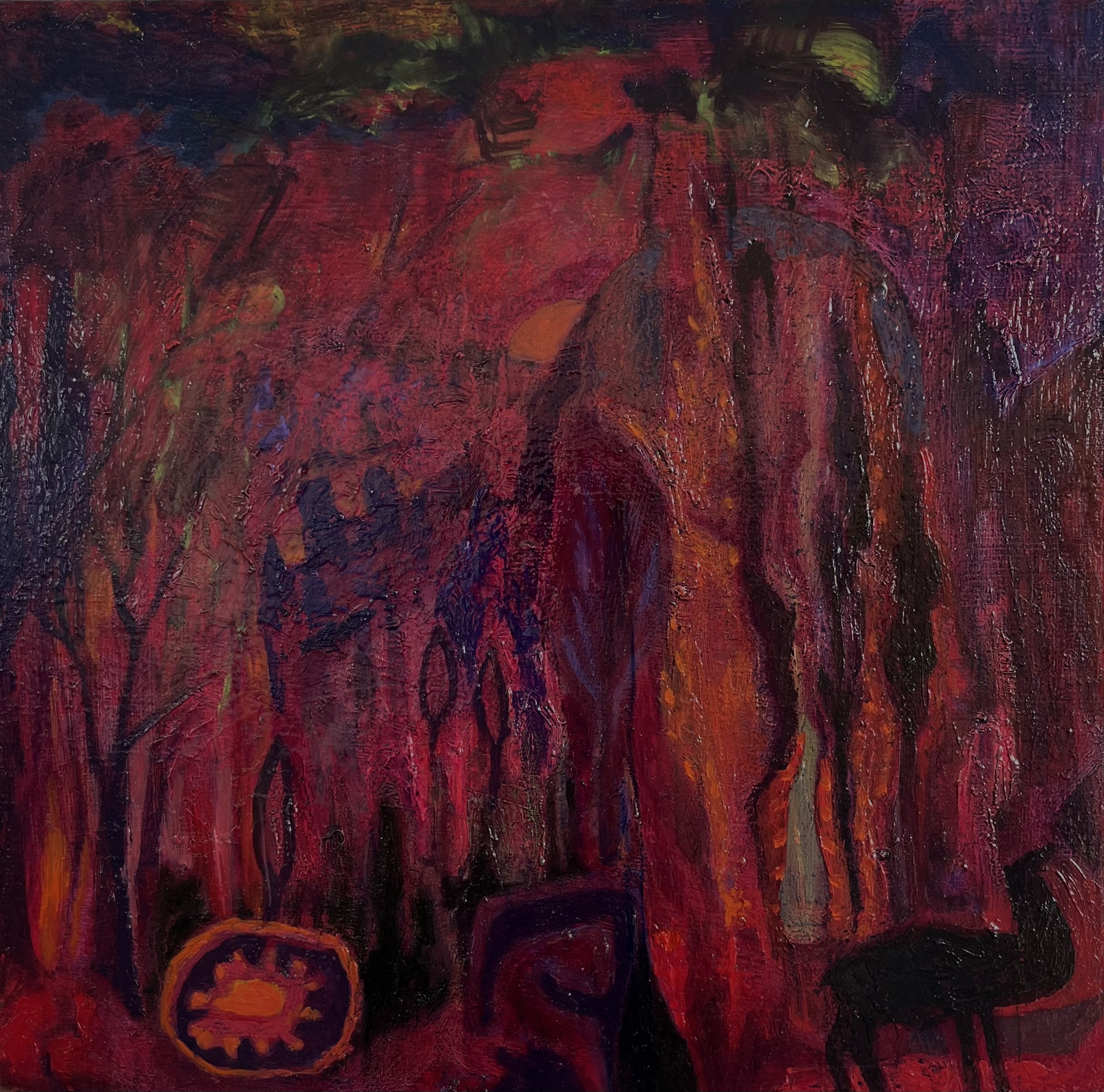 Red Night, 12%22 x 12%22, oil on panel.jpeg