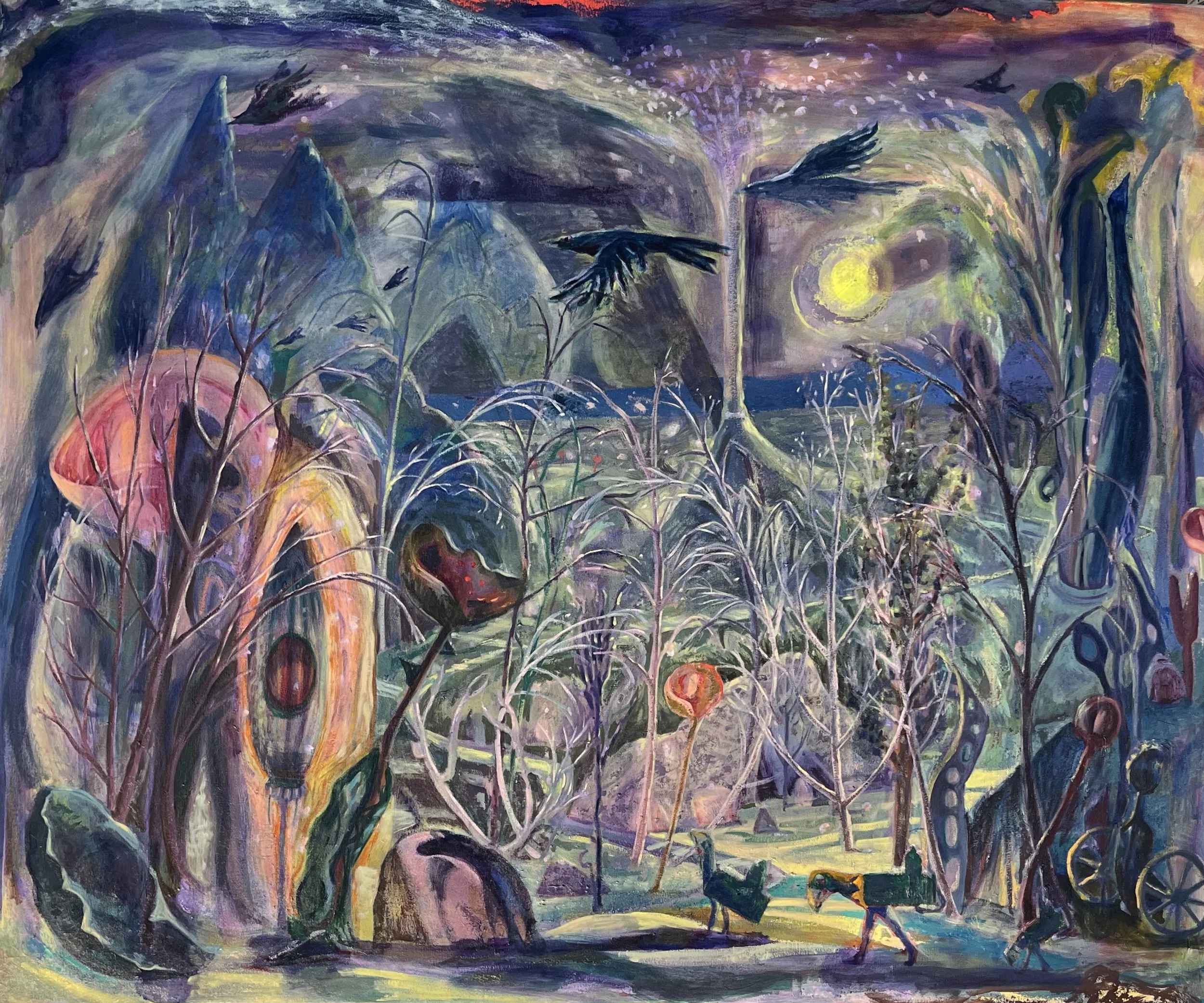 Eruption, 52%22 x 62%22, oil on canvas, 2025.jpeg