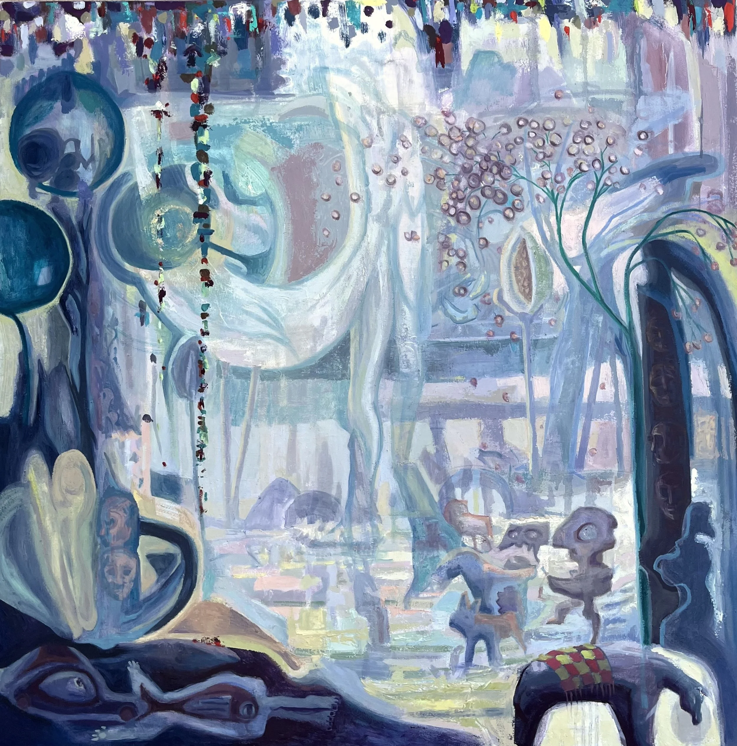 Untitled, 36” x 36”, oil on canvas, 2025