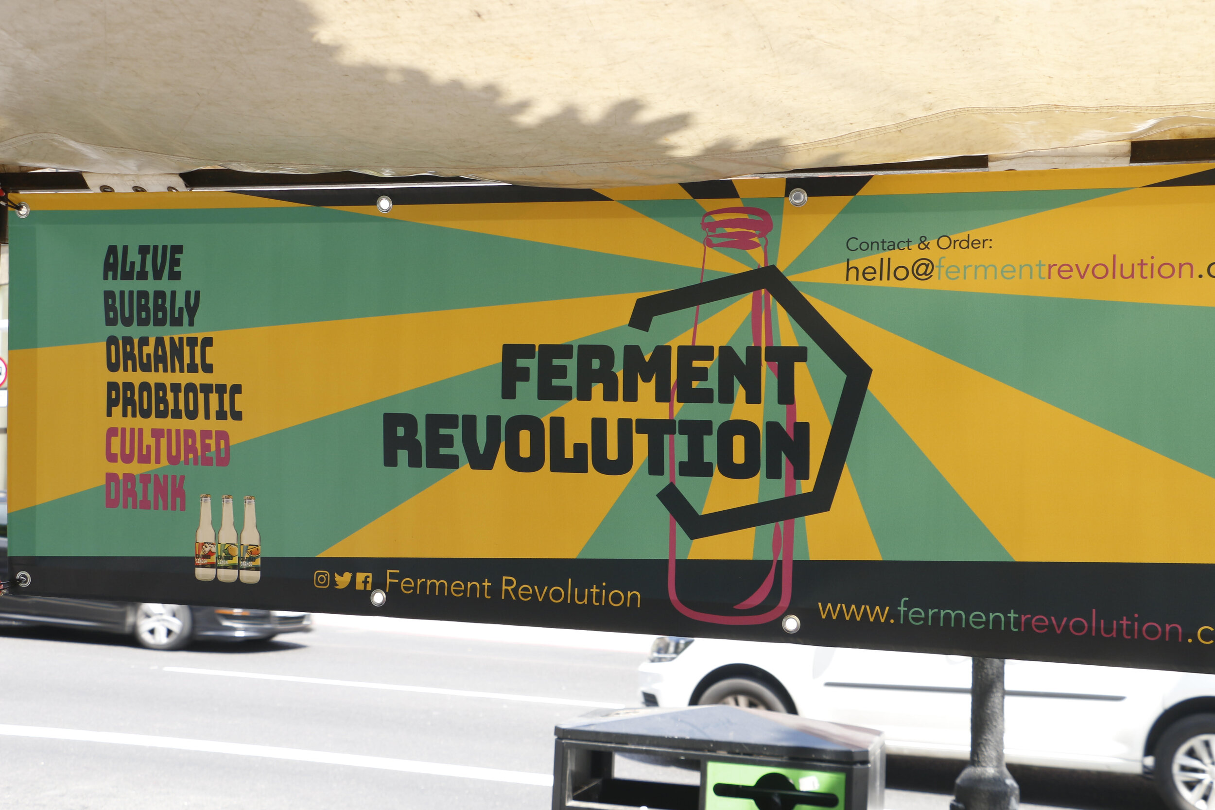  Ferment Revolution Ltd, water kefir company  At the markets and for home delivery in north London  2017-2020     