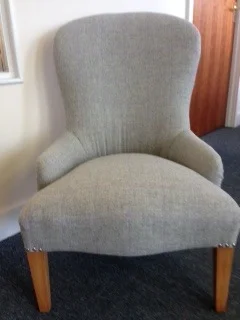 Grey Wool with Pale Lilac Check - £350