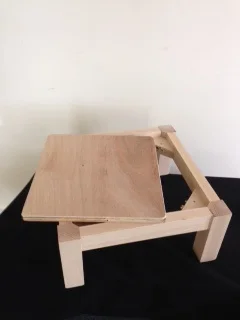 New beech wood footstool frame