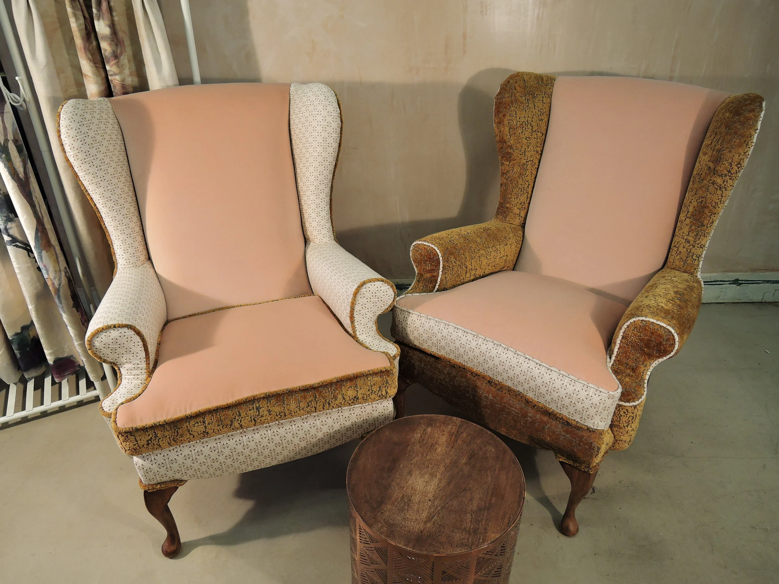 Original Parker Knoll Wingbacked Armchairs