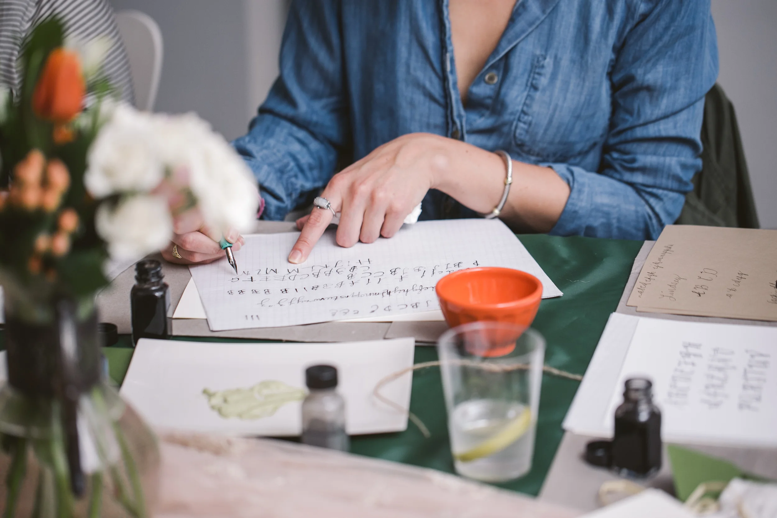 The Hive Studio Calligraphy Workshops