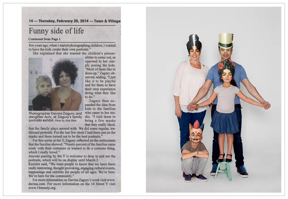  "A family portrait" - in collaboration with Labakids. Exhibit. February 2014