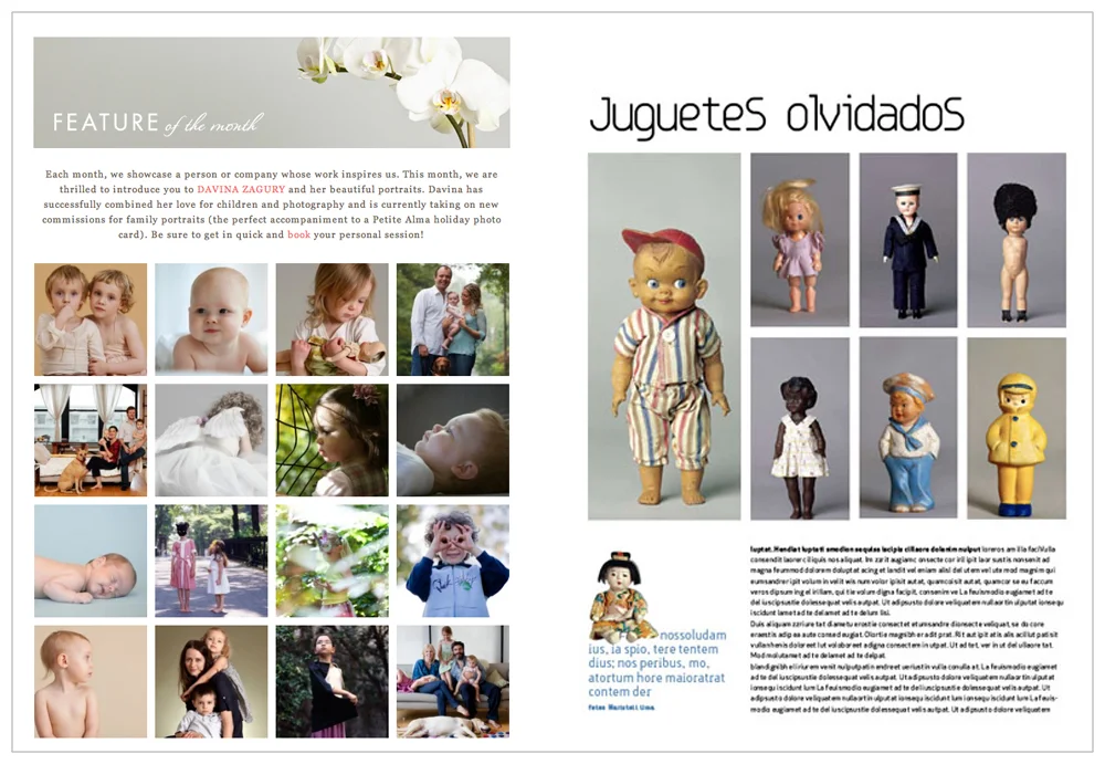  Feature of the month - petitealma.com/blog - 2010 The Land of lost toys, Spanish magazine - 2009