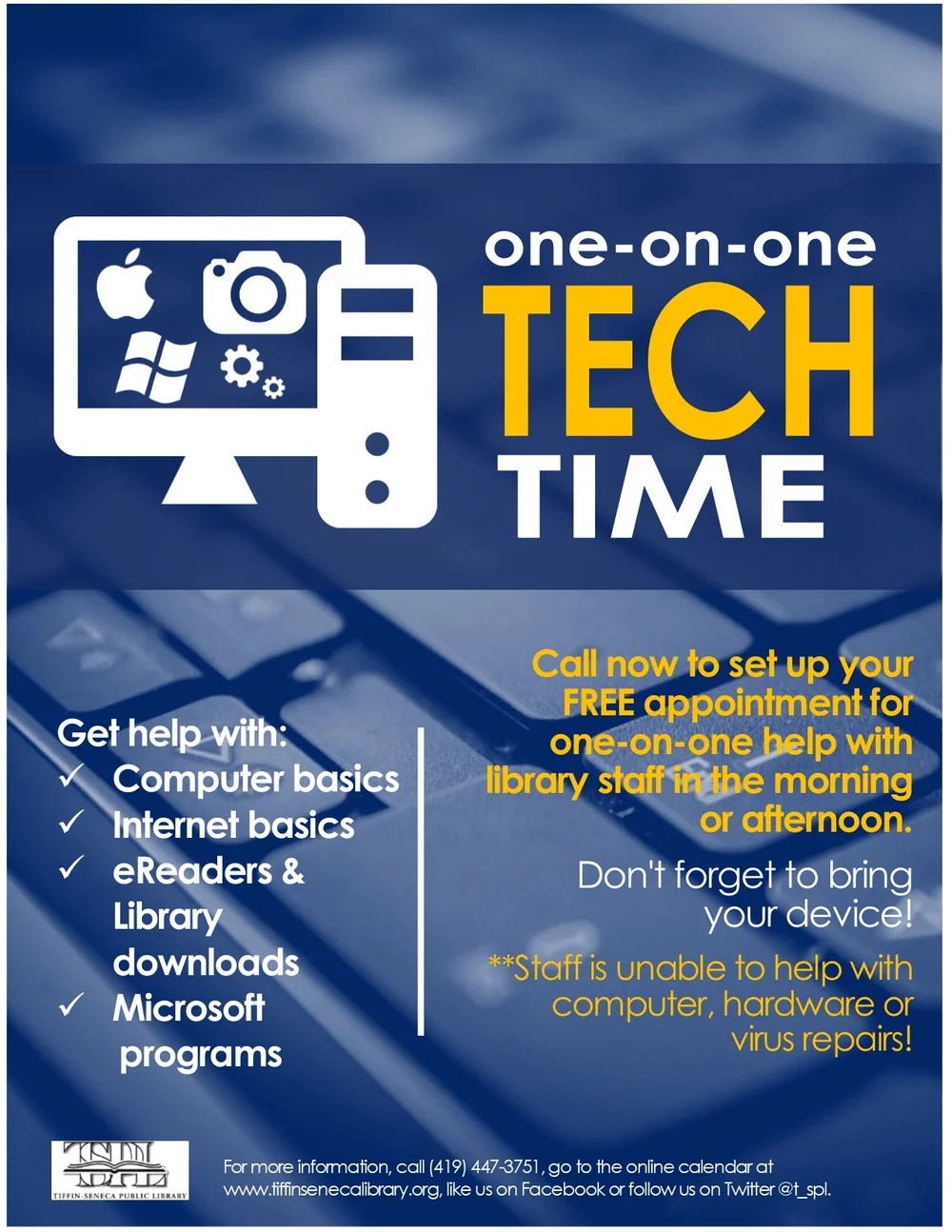Tech Help Tiffin Seneca Public Library