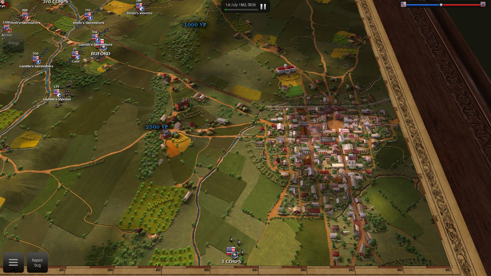 Ultimate Battle: Gettysburg screenshot by Zach Yost
