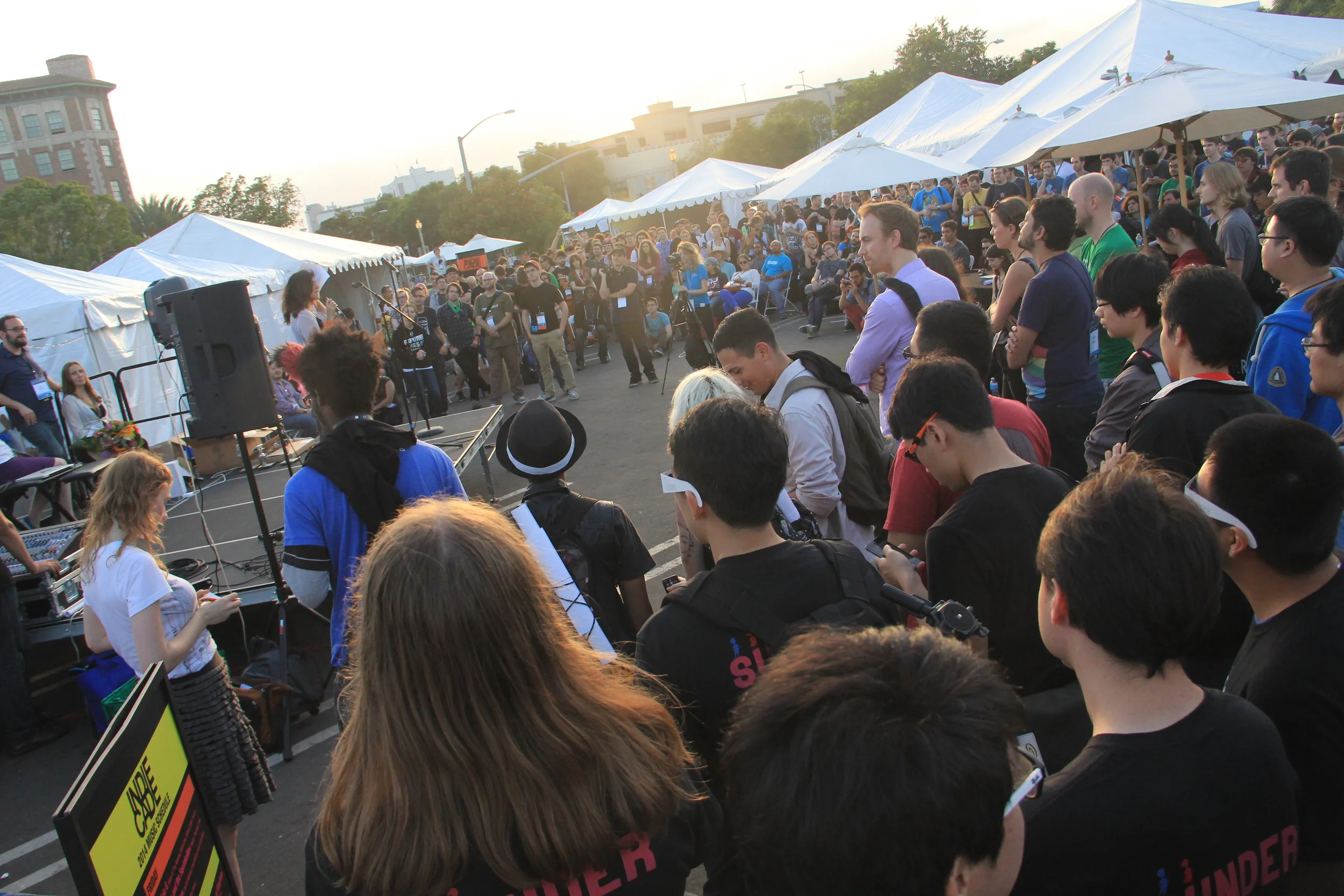 Photo of Indiecade participants by Bryant Francis.