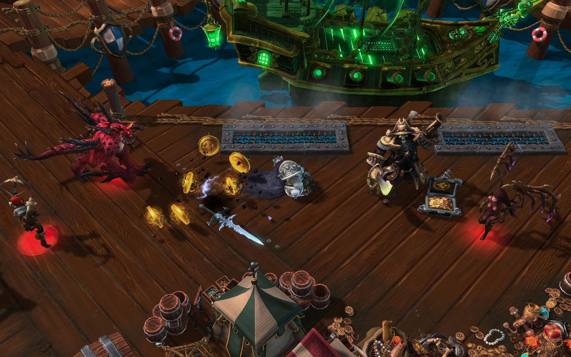 Screenshot of Heroes of the Storm from Blizzard. 