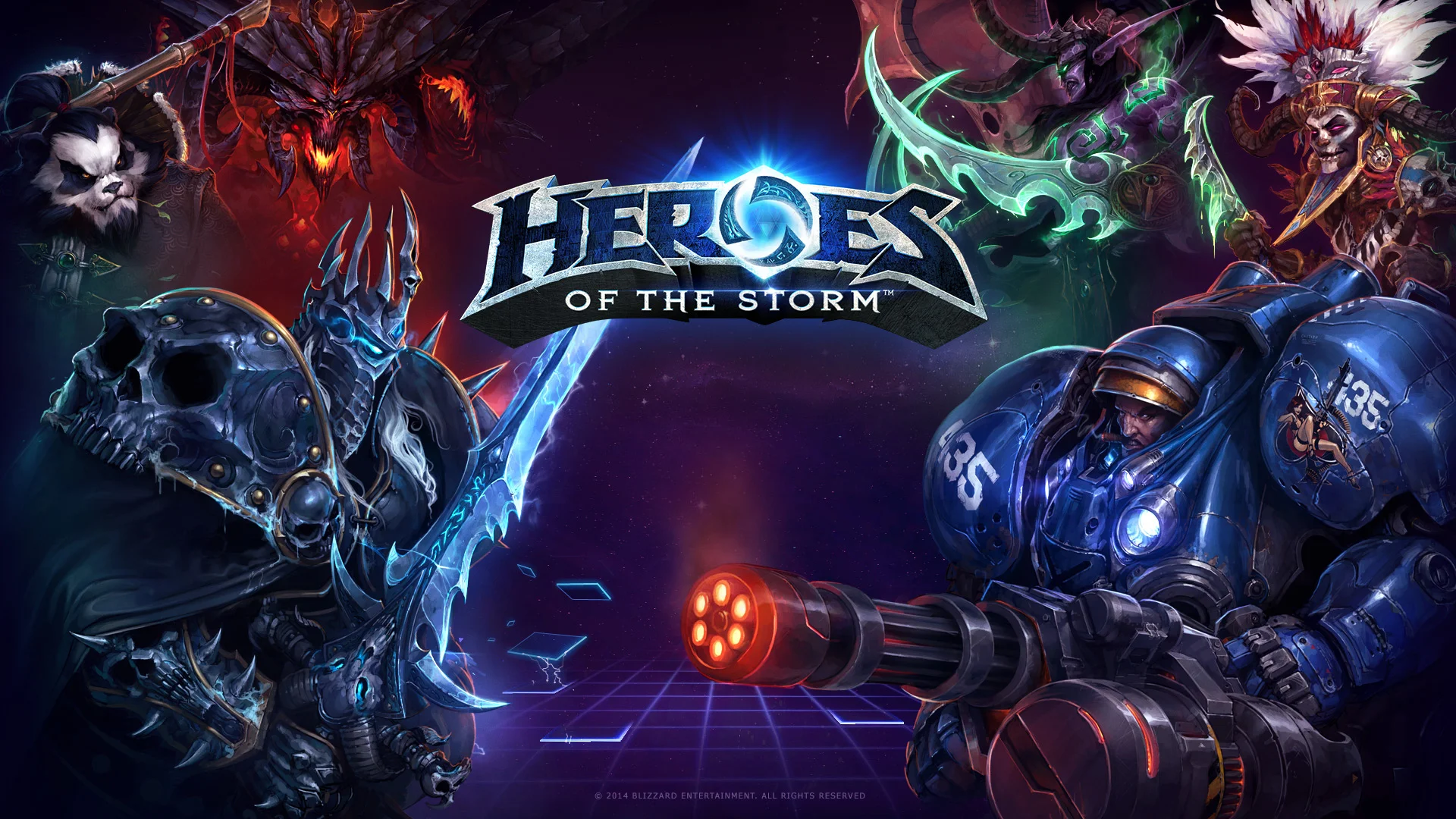 Image of Heroes of the Storm from Blizzard. 