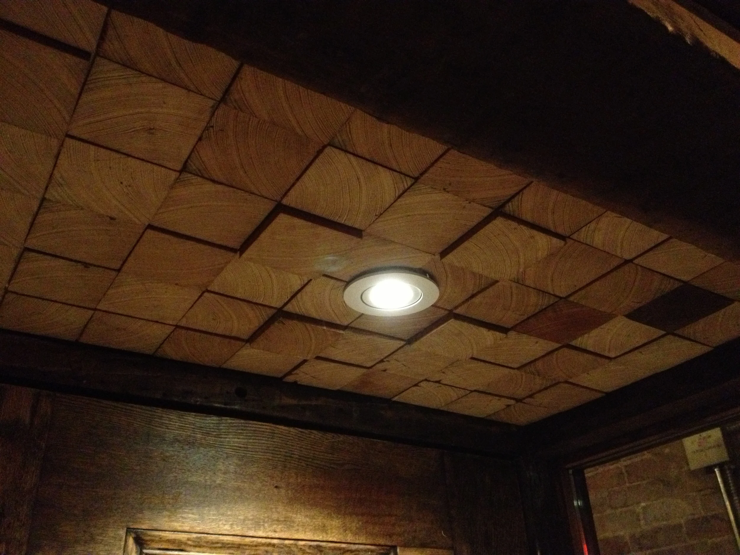 End Grain Reclaimed Heart Pine, Pub 5 - Nashville