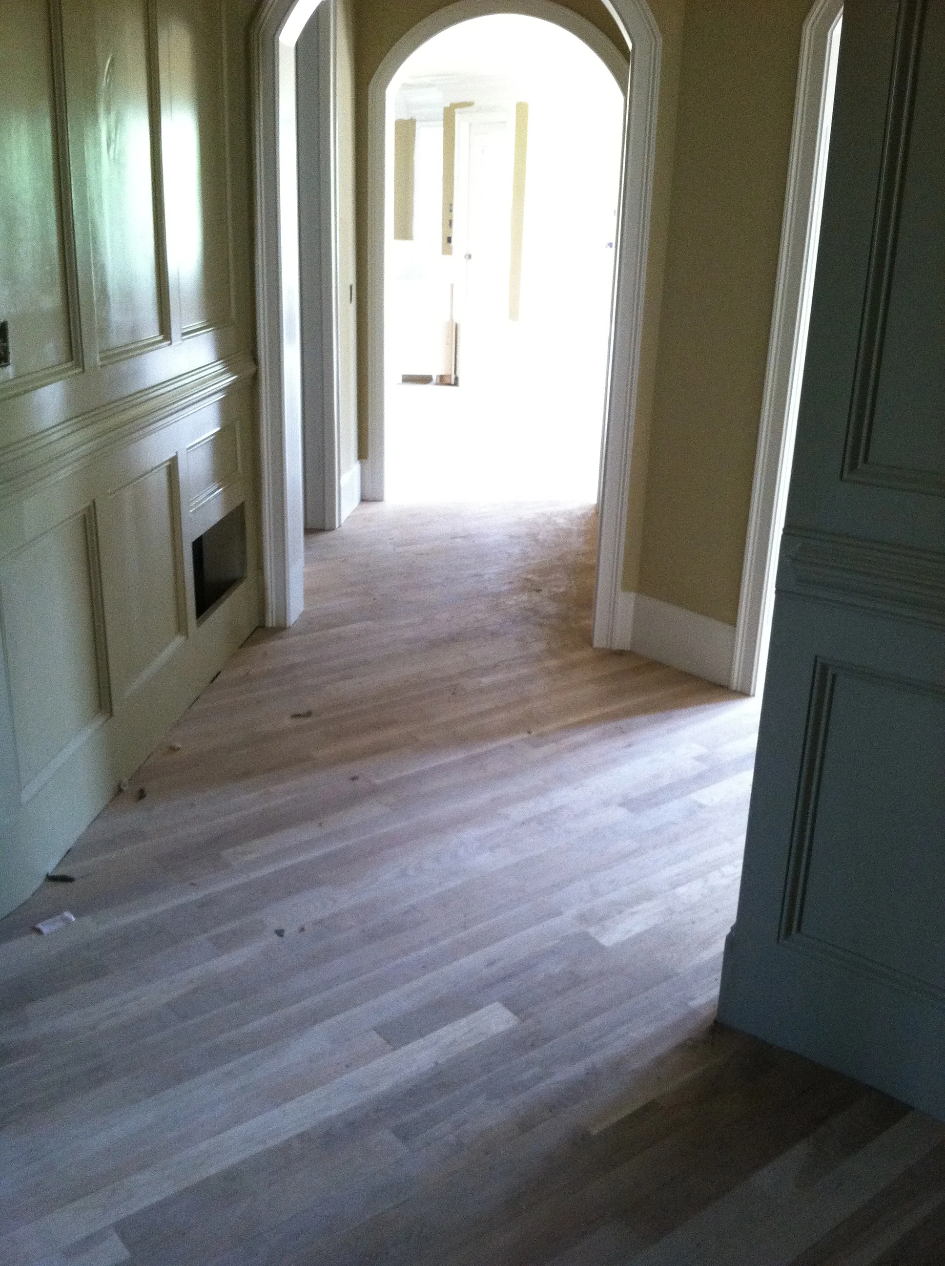 White Oak Unfinished, Legend Homes, Perkins Flooring
