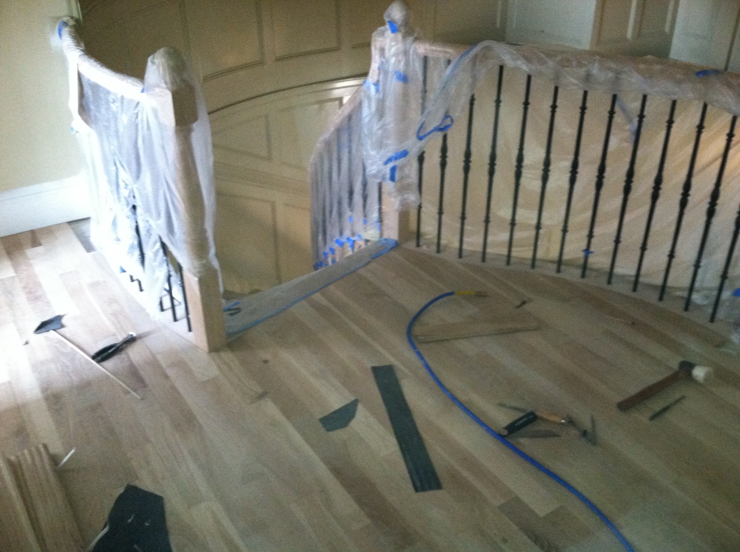 Unfinished White Oak, Legend Homes, Perkins Flooring