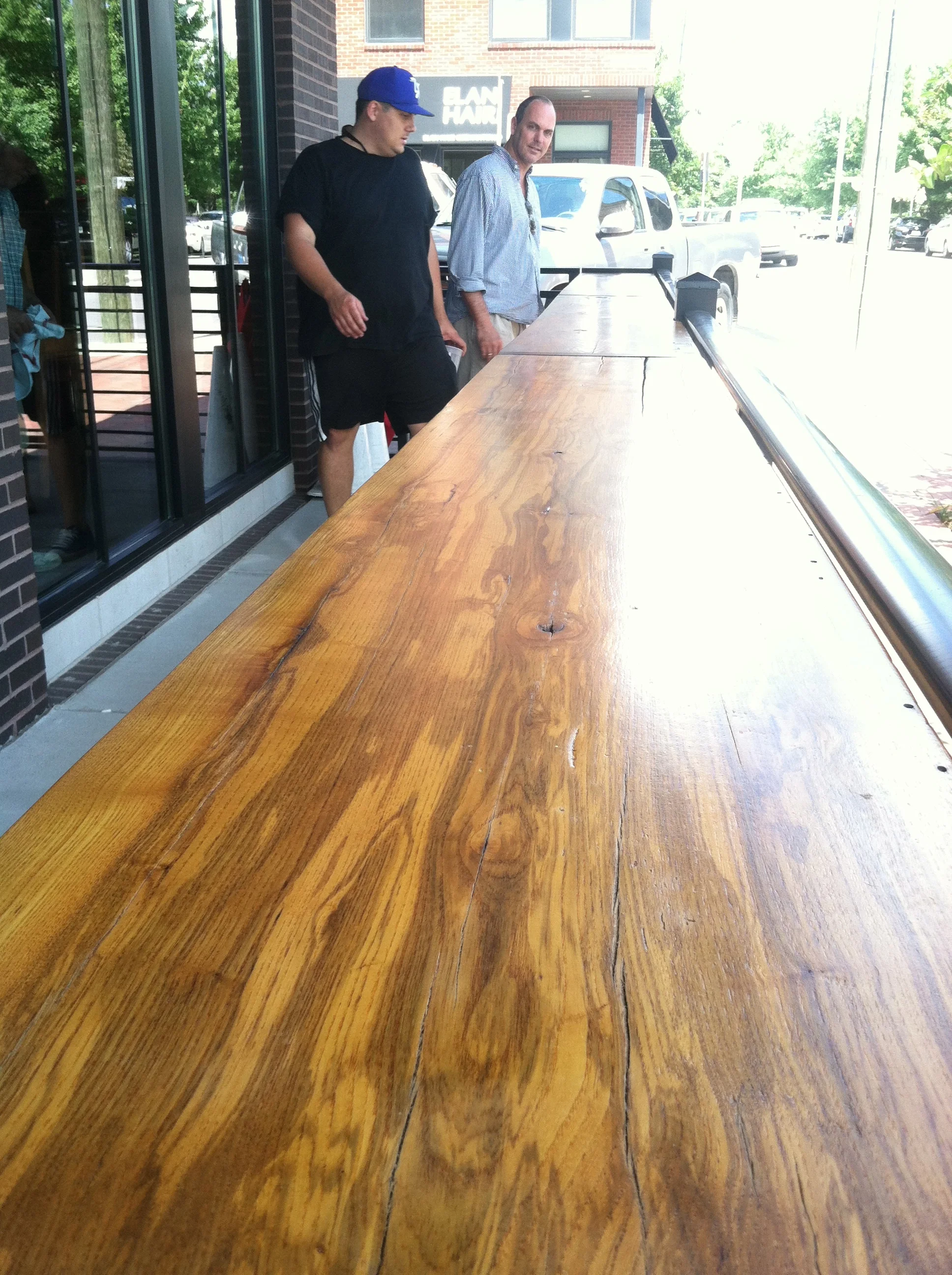 Custom Bar Top, Reclaimed Pecan, Silo - Nashville
