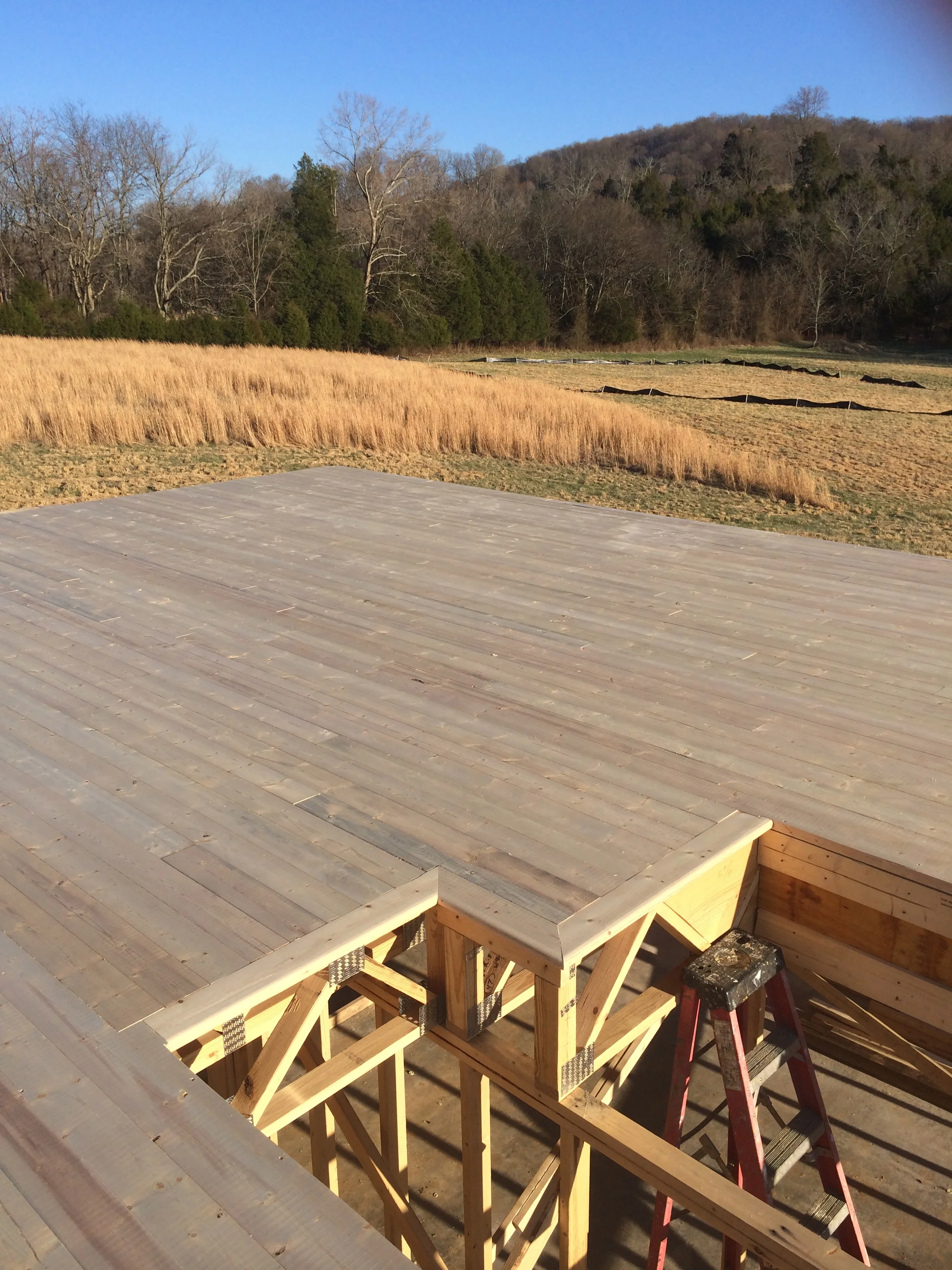 1-1/2" x 5" T&G Spruce Structural Floor, Green Home