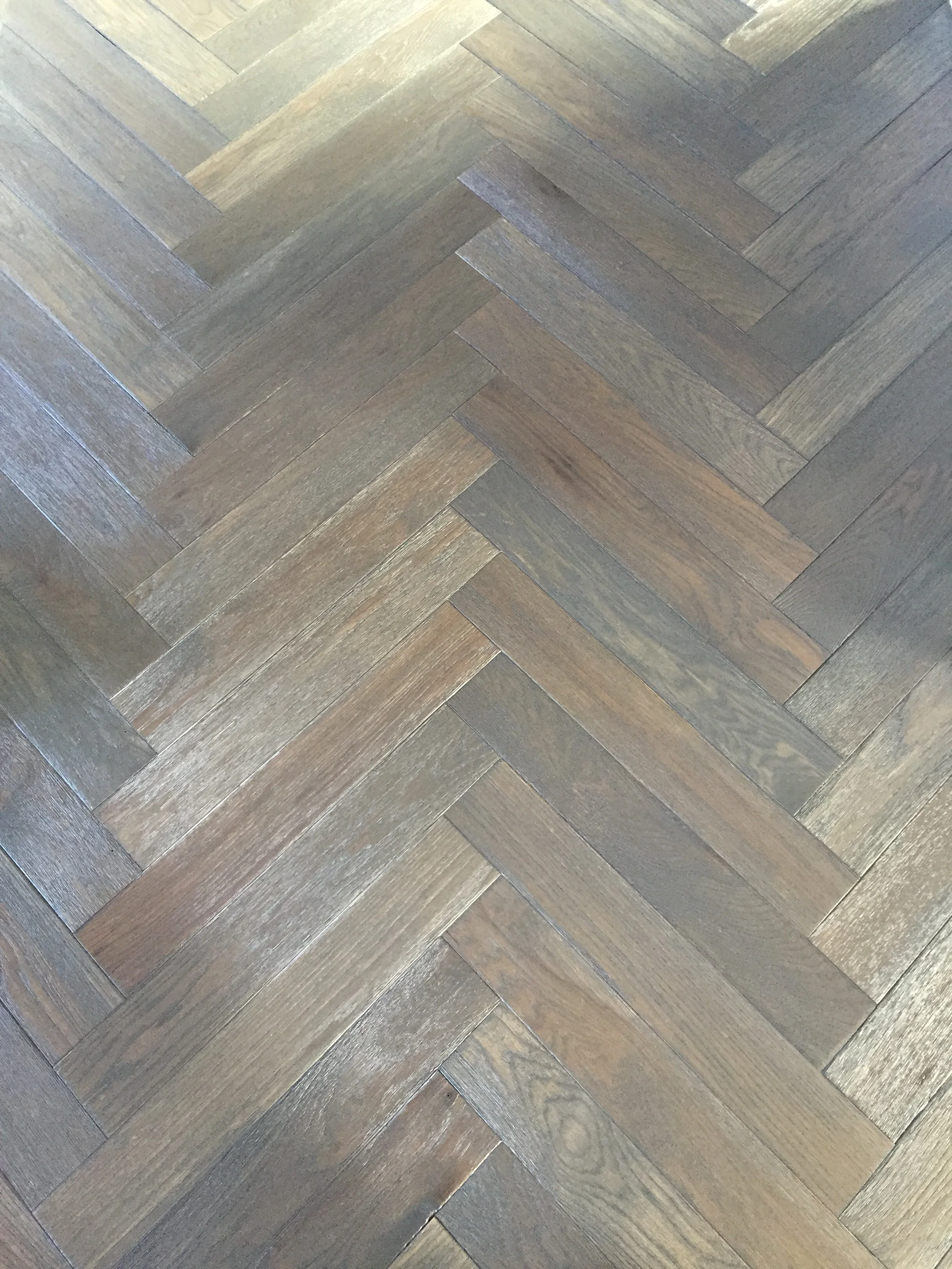 Hitson&Co. Custom Wire Brushed Hickory Herringbone