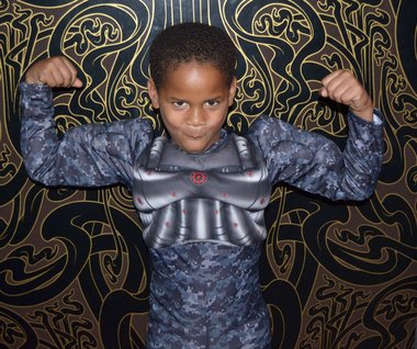  Halloween 2012: a Youth Empowerment Project 'WEENSTER shows off his costume 