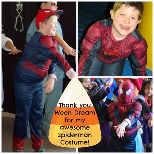  Halloween 2014: Meet our sweet 'WEENSTER, Andrew, whose mom made this collage for us showing "Super Andrew" in his Spider-Man costume, which he wore in a very competitive dance contest that he won! &nbsp;Way to go, Andrew! 