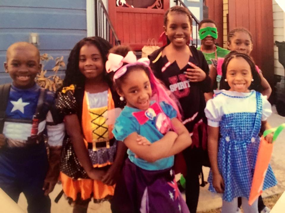 Exodus Place 'WEENSTERS are ready to trick-or-treat on Halloween 2014!