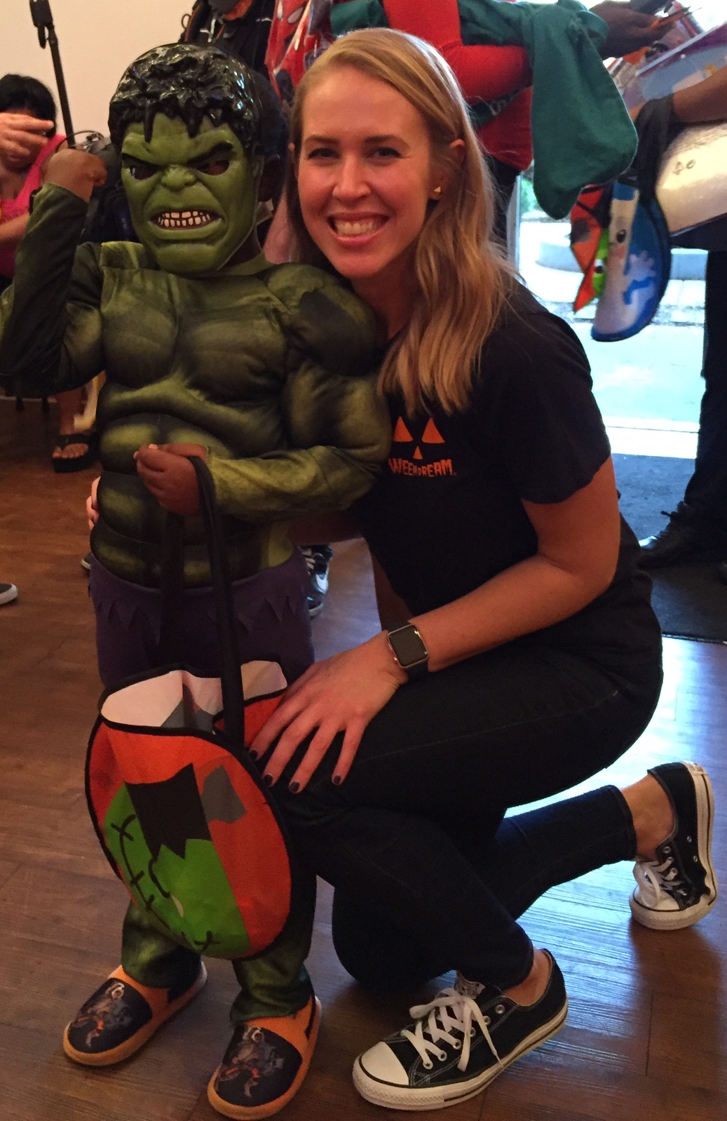  The Hulk and 'WEEN DREAM Founder Kelsey at Covenant House New Orleans on October 21, 2015 
