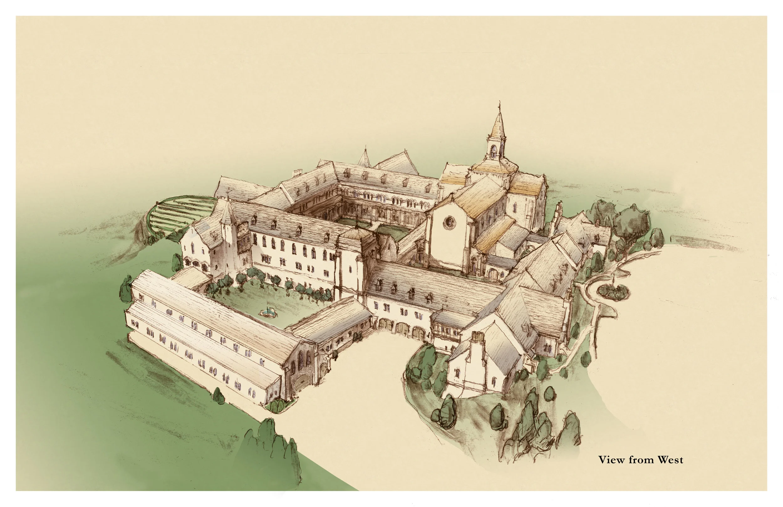 Valley of Our Lady Monastery, Unbuilt Project, Citation Award for Design Excellence