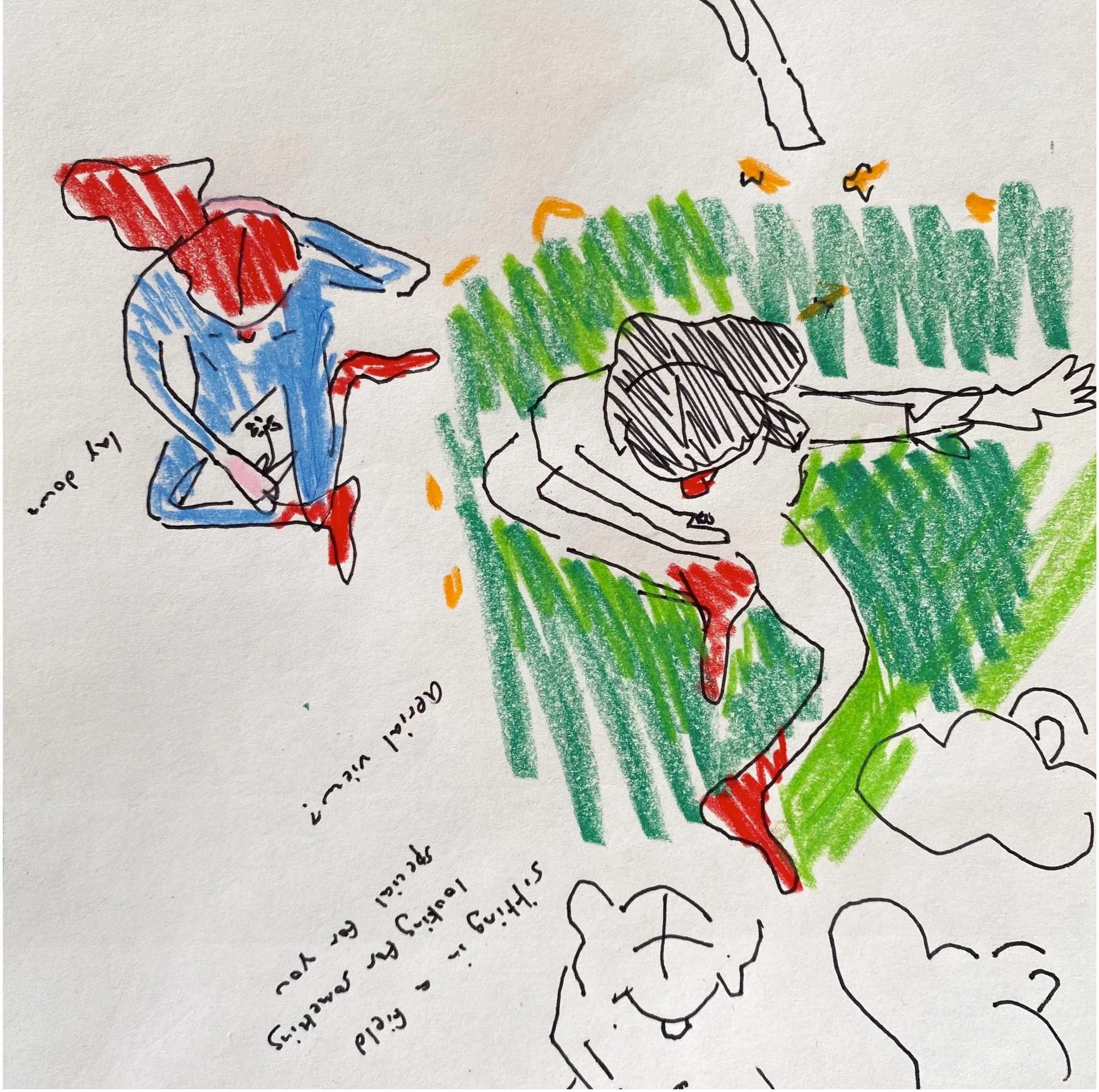 Acrylic and oil on canvas  38” x 44”  2023    sold