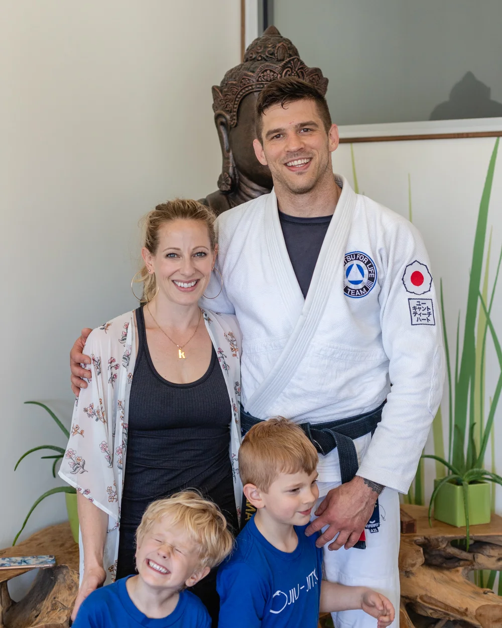 My Family. Katie McClelland, my wife, is the owner of De La Sol Yoga Studios.