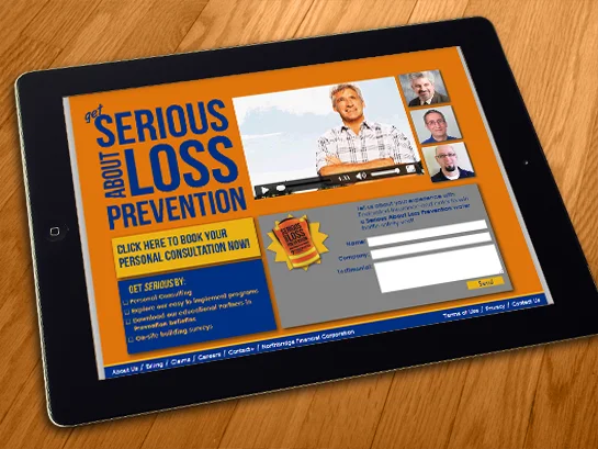 Landing Page: Serious About Loss Prevention