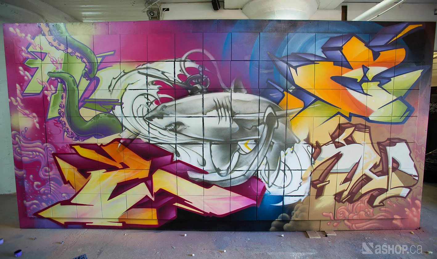 Ashop-a'shop-graffiti-street-urban-art-custom-canvas-spraypaint-toile-live-painting-Microsoft-grid-tiles-zek-zeko-zeck-ankh.jpg