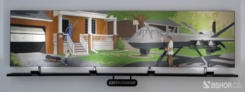 Ashop-a'shop-graffiti-street-art-urban-custom-decoration-decor-design-HEC-loading-the-uav-predator-drone-earth-crusher-earthcrusher-billboard.jpg