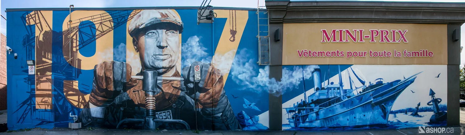 Ashop-Working class hero-Mural-Montreal-2015