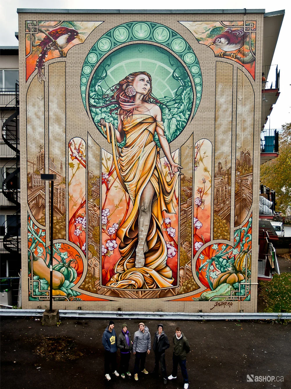 Ashop-Our Lady of Grace-Mural-Montreal-2011