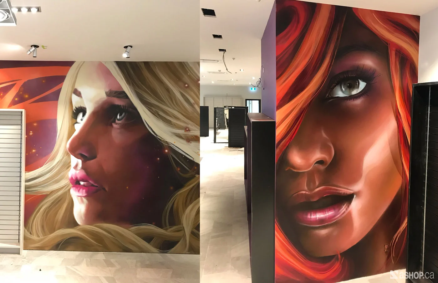 Ashop-Sexxx plus Shop-interior mural-St-Hyacinthe-2017