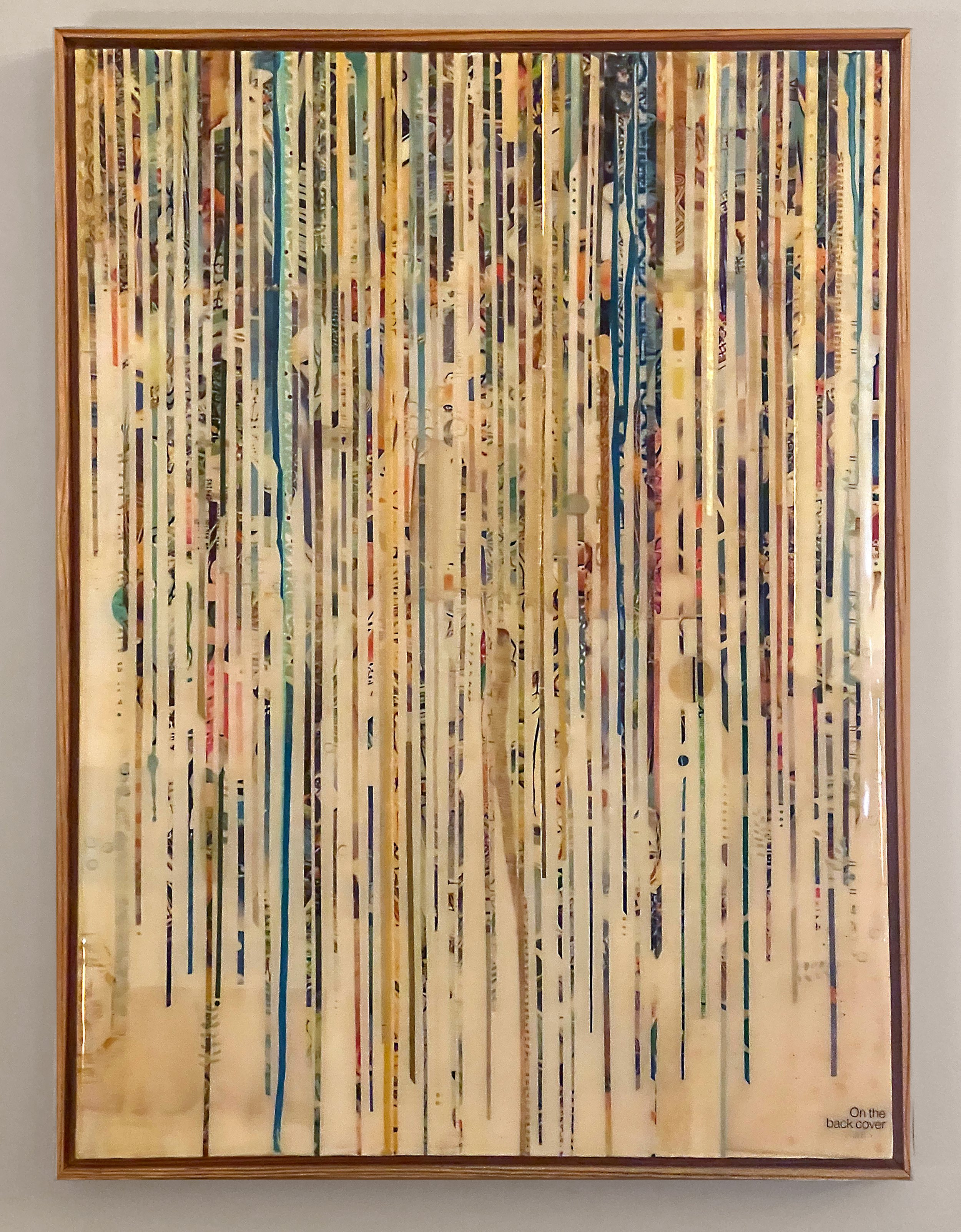 On The Back Cover 18” x 24 “ - sold