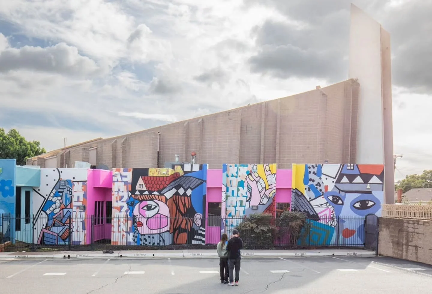 We miss painting on walls so much!

It&rsquo;s been a few months since we painted our last large mural, in Orange County, California.
It happened at the end of the first trimester of pregnancy, amid nausea, raging hormones, waves of anger, and physic