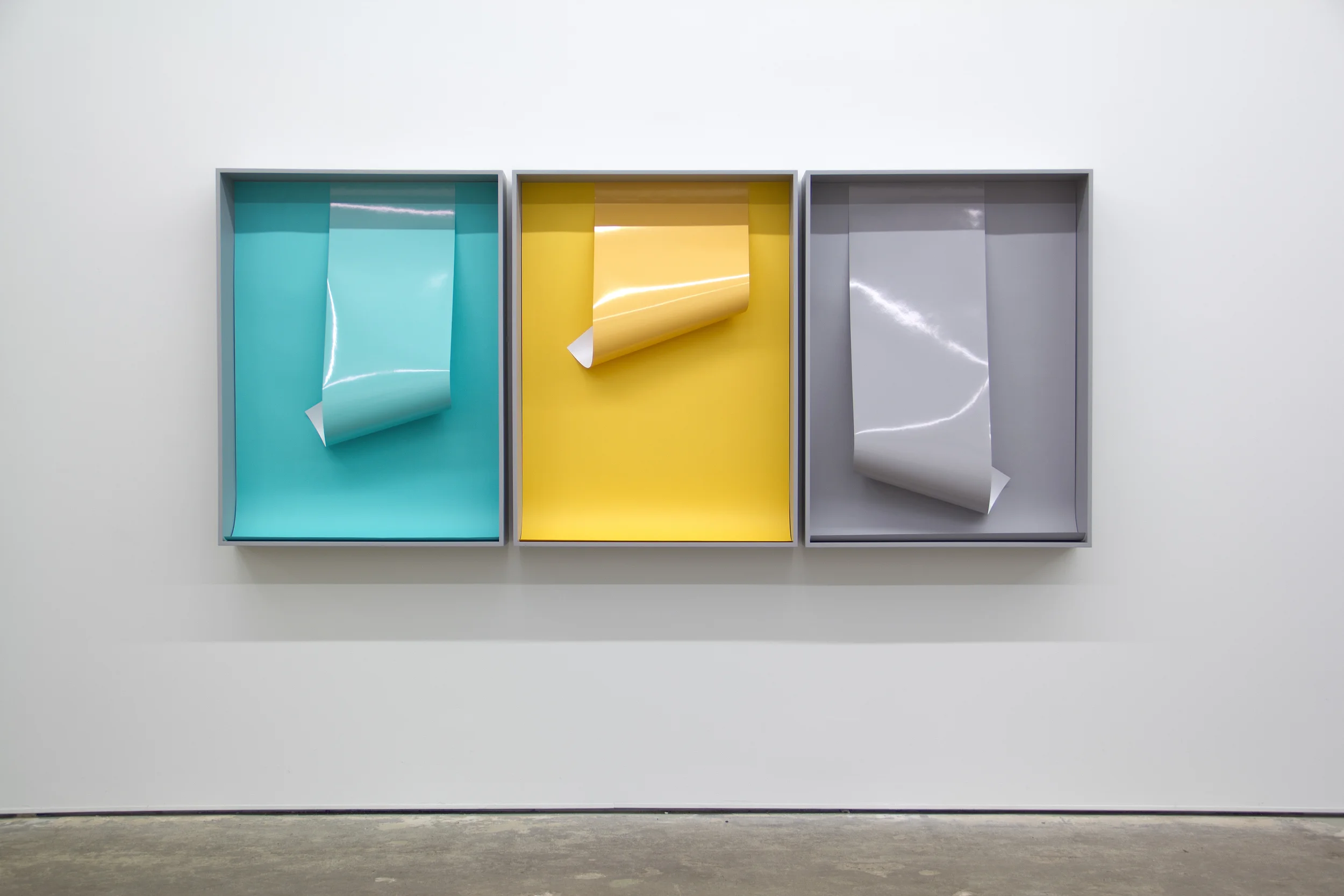 Camera Ready, installation view, inkjet prints, Savage seamless paper, 41"x31" each,  2016