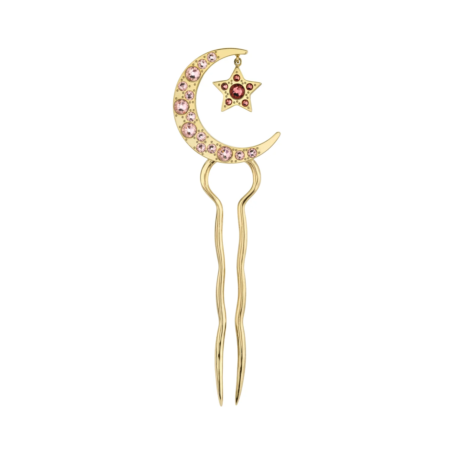 Crescent Moon Hair Pin — AMBER SAKAI display picture 2
