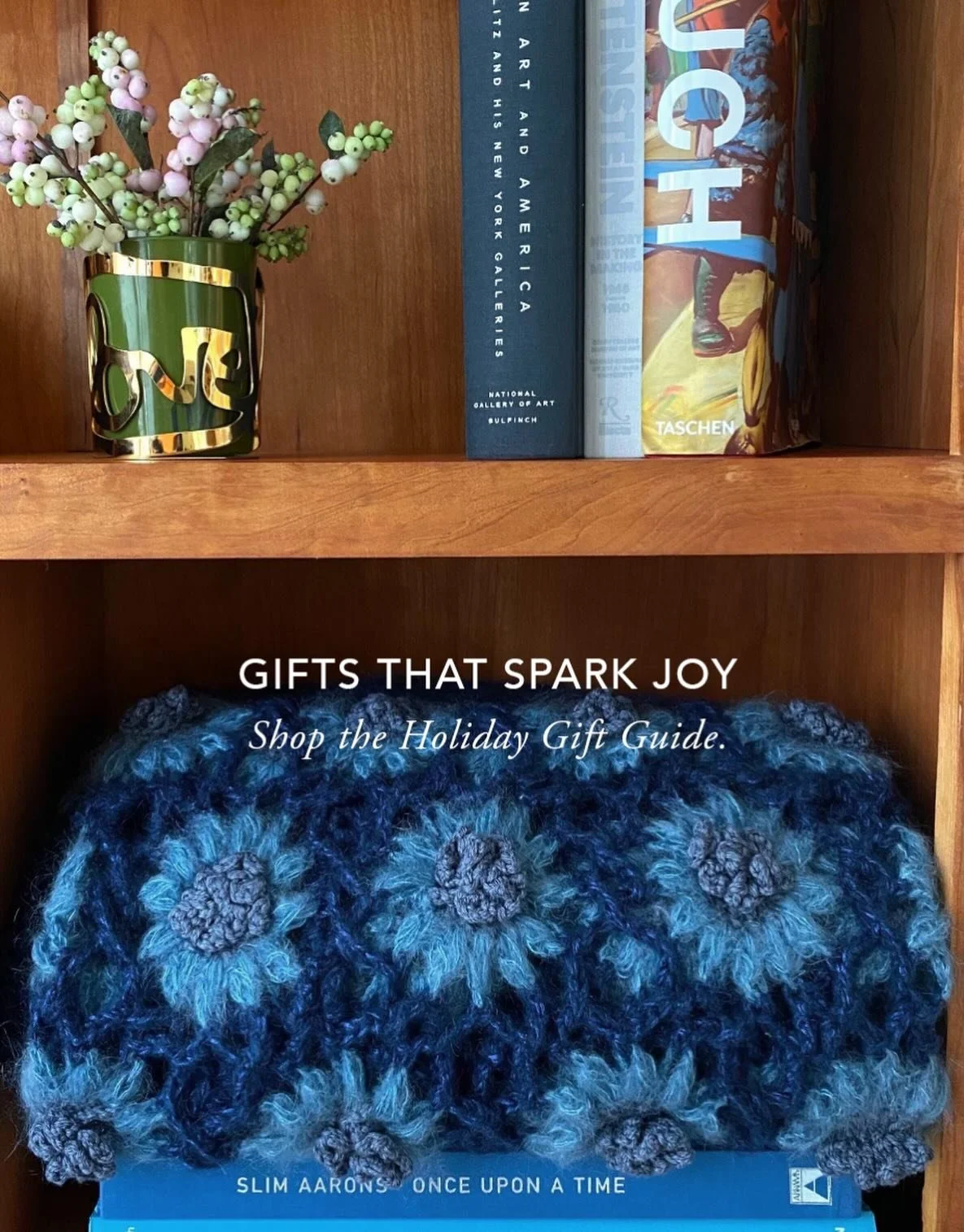 Even the most festive among us could use a little holiday help. We&rsquo;ve gathered our favorite treasures&mdash;from the cozy embrace of the Daisy throw to the glow of our opulent candles and the charm of our fragrance books. Something for the host
