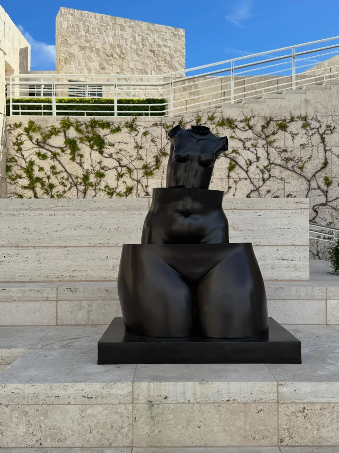 A morning well-spent at the @gettymuseum with @thecultivist , experiencing the #guerillagirls exhibition and strolling through their gorgeous garden, discovering the wonders of botanicals.