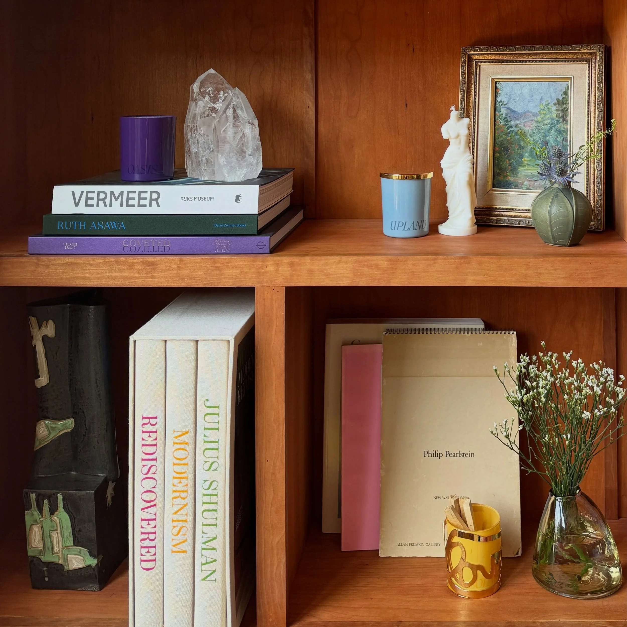 A shelf is never just a shelf.
It holds what we love, what we remember, and what we return to.