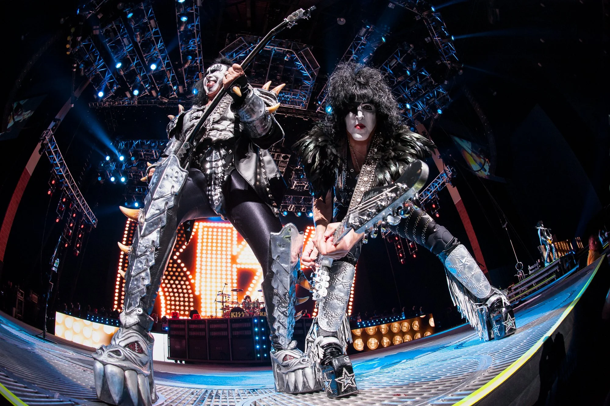 Kiss Gene Simmons and Paul Stanley