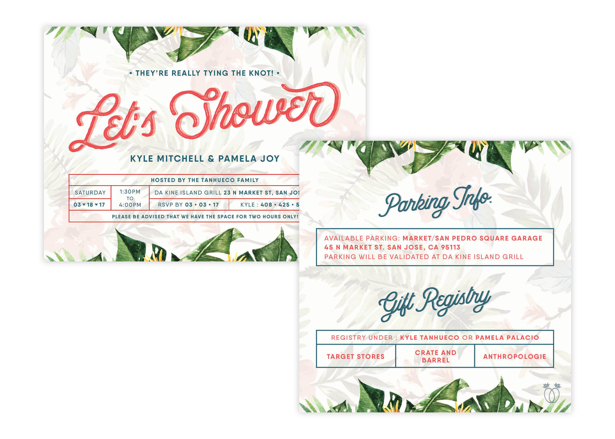 WEDDING SHOWER INVITES