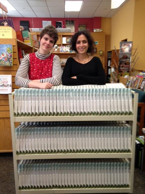 First Editions Club director Margaret Sweeney with author Hala Alyan