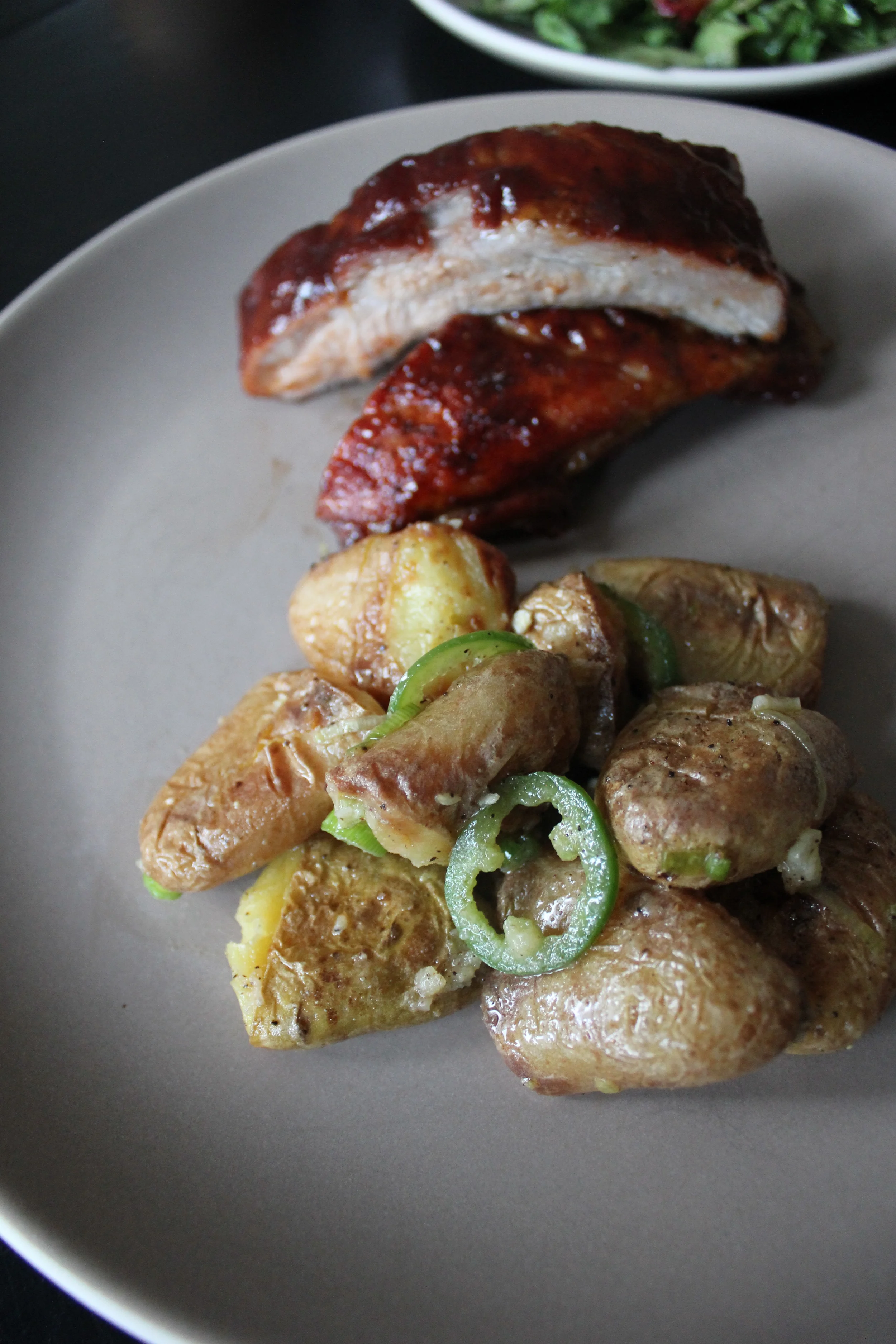Bon Appétit's Smashed Fingerlings with Jalapeños Potato Salad