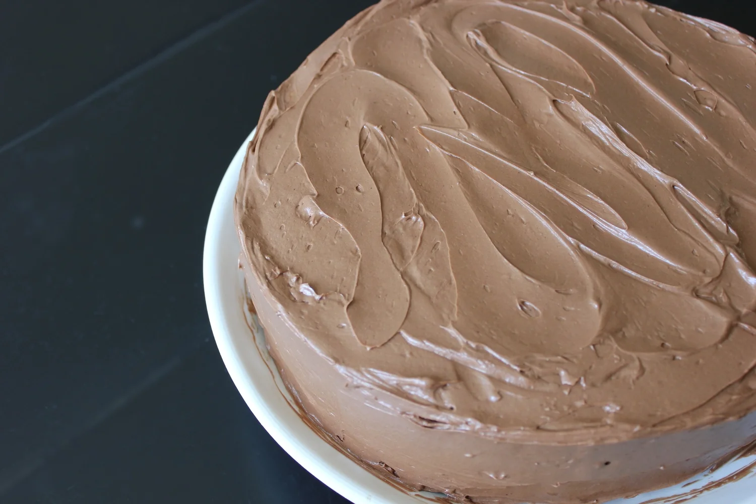 Classic Yellow Cake with Chocolate Frosting