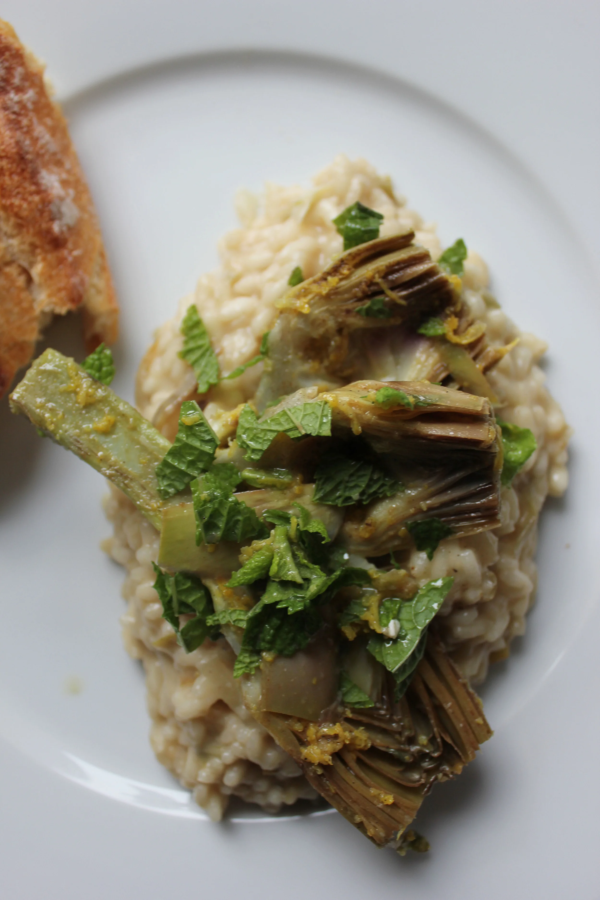 Jamie Oliver's Baby Artichoke Risotto