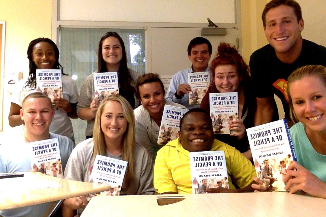The team down in Lynn are also enjoying The Pencils of Promise by Adam Braun!