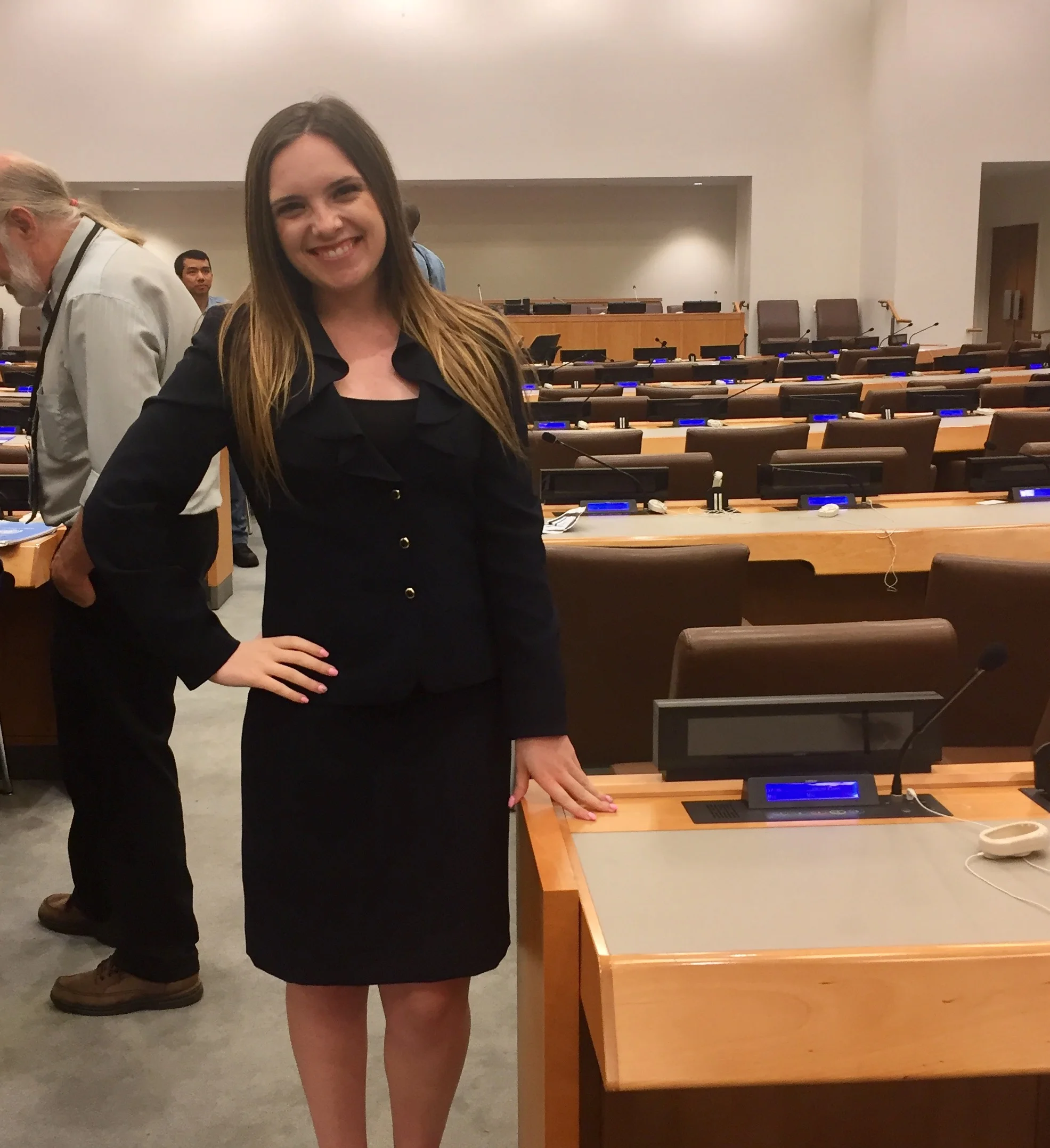 Jessica at the United Nations